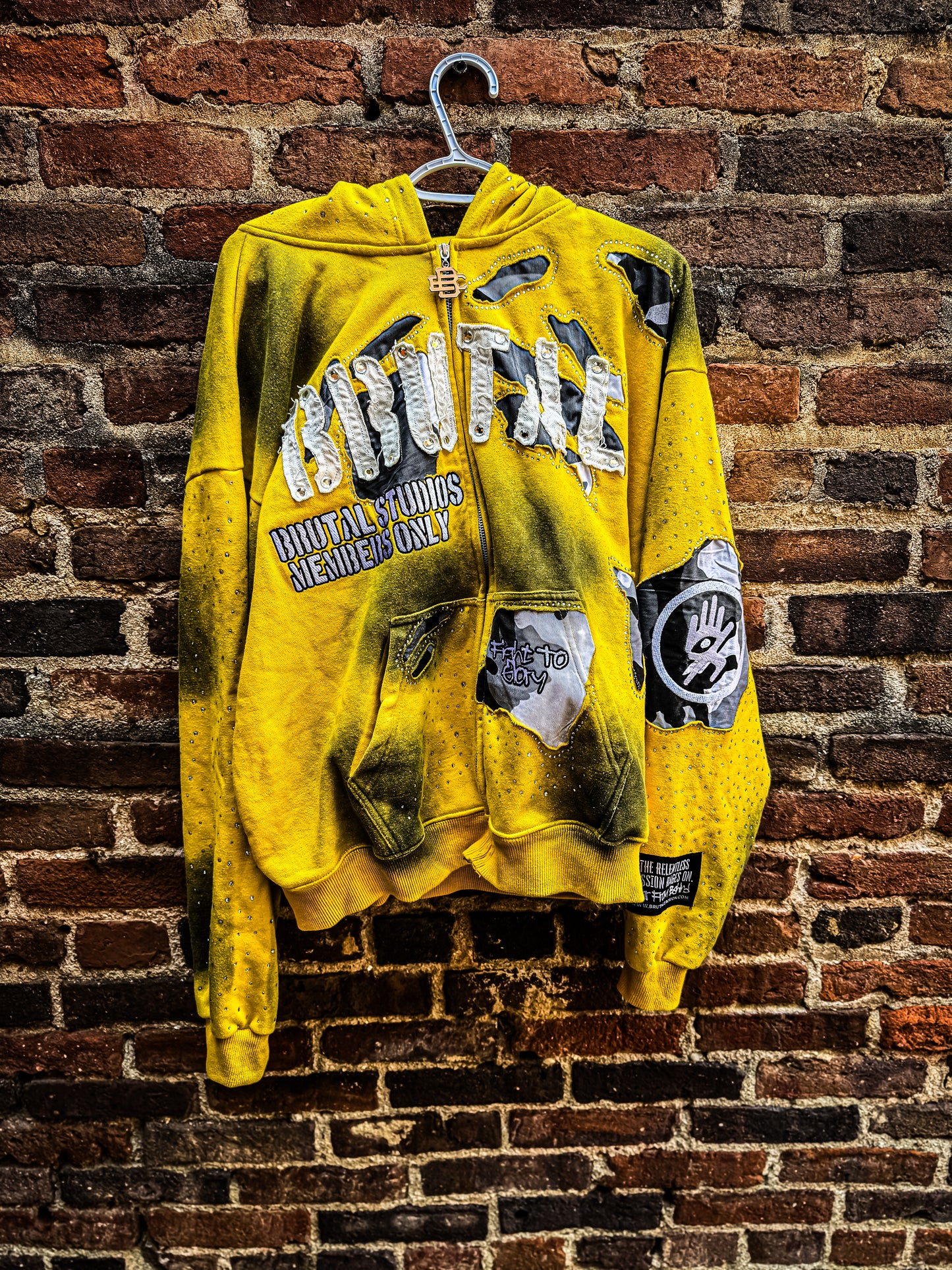 Yellow Brutal Zip-up