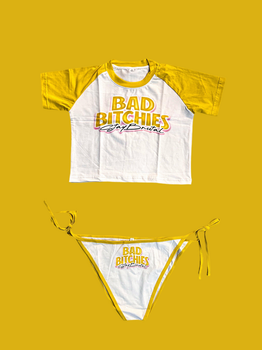 Bad bitchies stay brutal 2 piece